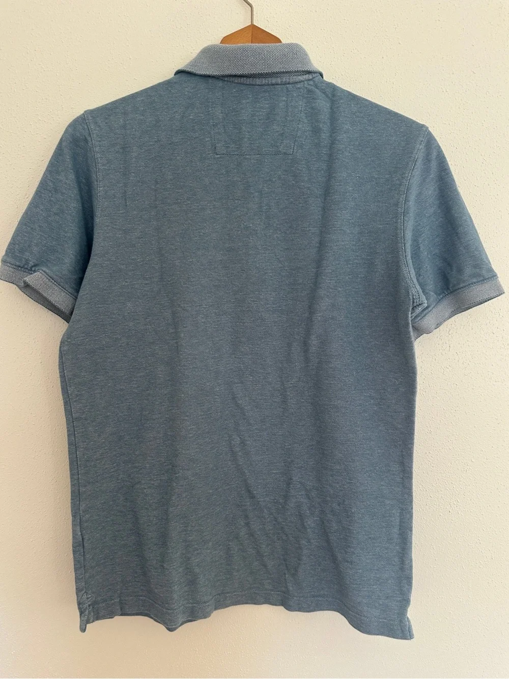 LOT OF 2 Banana Republic Heritage Elephant Polo Shirts Men Size S Wash Blue Teal